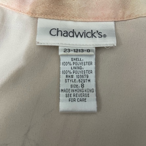 Chadwick's Floral Full length women's skirt Size 8 - Picture 6 of 7